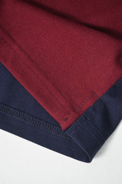Men's Contrast Style Long Sleeve Polo Shirt Men's Polo Shirt IBT 