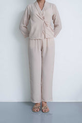 East West Women's Shawl Collar Co-Ord Set