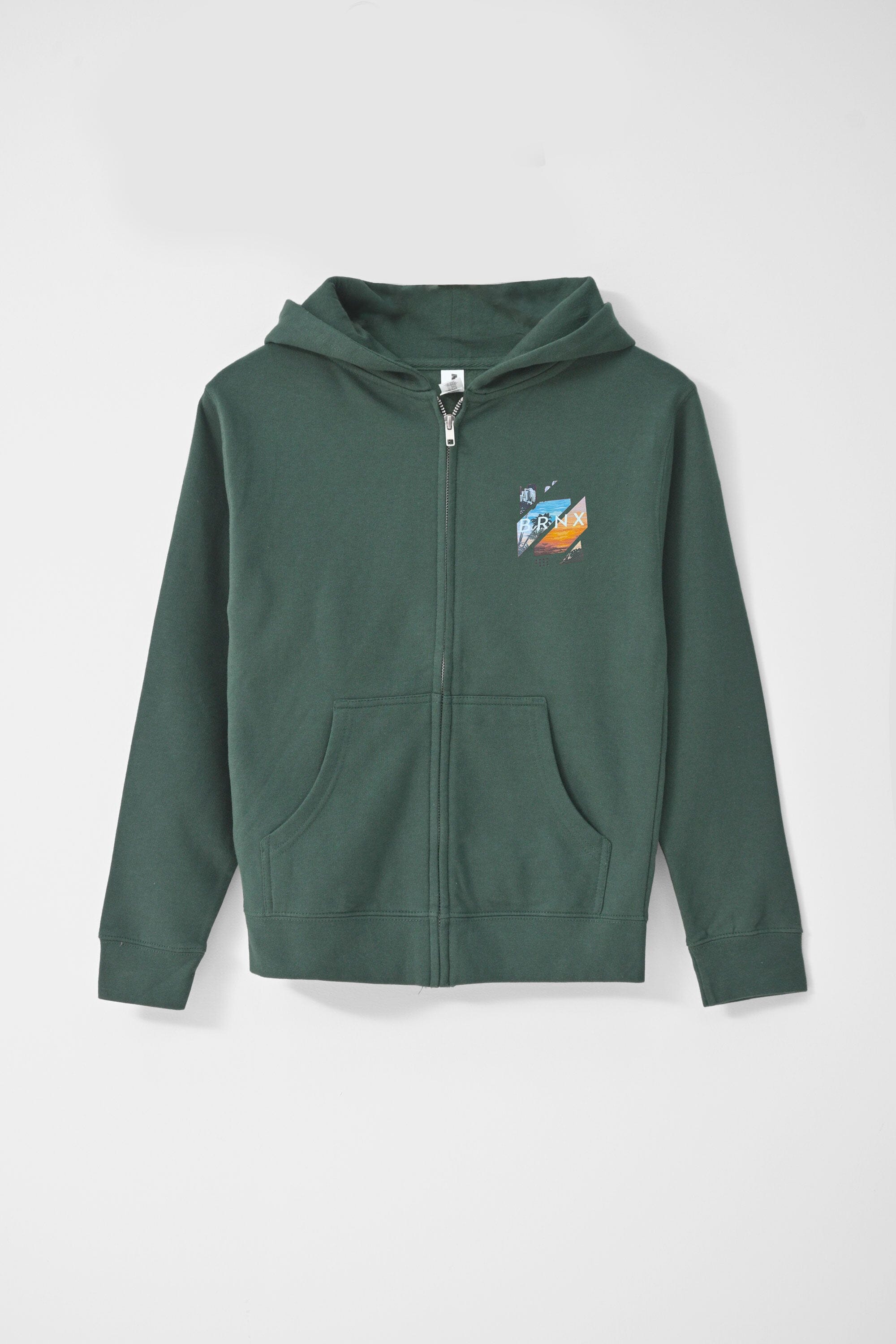 Independent Kid's Brnx Printed Zipper Fleece Hoodie kid's Zipper Hoodie SNR 