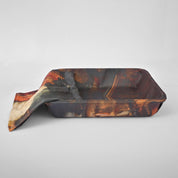 Bread Basket Large Size With Cover Kitchen Accessories De Artistic Dark Brown 