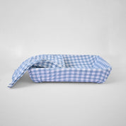Bread Basket Large Size With Cover Kitchen Accessories De Artistic White & Blue 