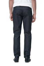 Black & Blank Men's Slim Fit Cotton Pants