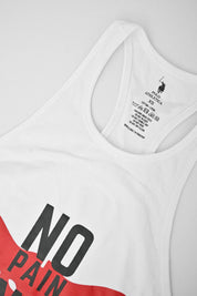 Polo Athletica Men's No Pain No Gain Printed Activewear Tank Top Men's Activewear Vest Polo Republica 