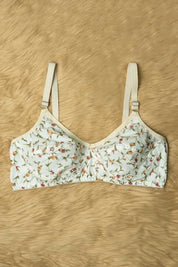 Women's Floral Basic Cotton Bra