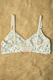 Women's Floral Basic Cotton Bra