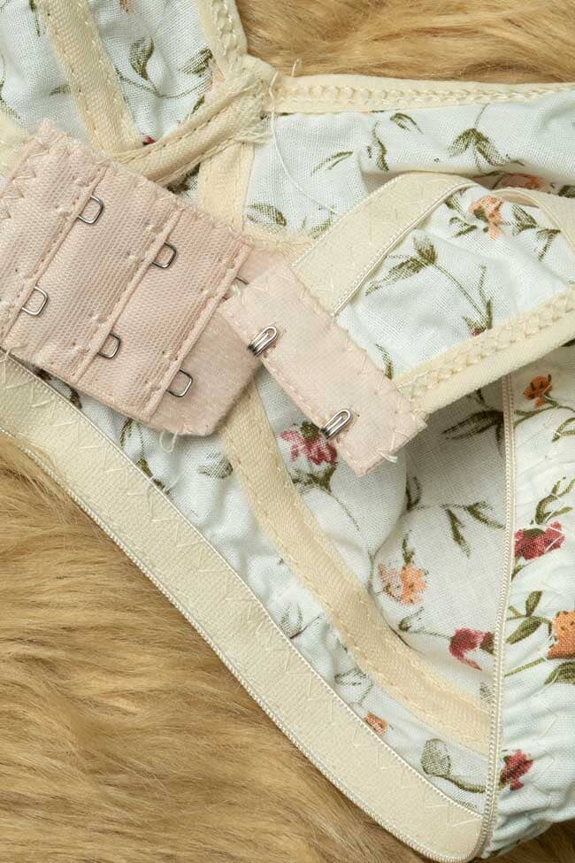 Women's Floral Basic Cotton Bra
