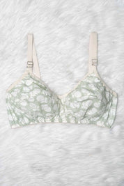 Women's Elasticated Straps Basic Cotton Bra