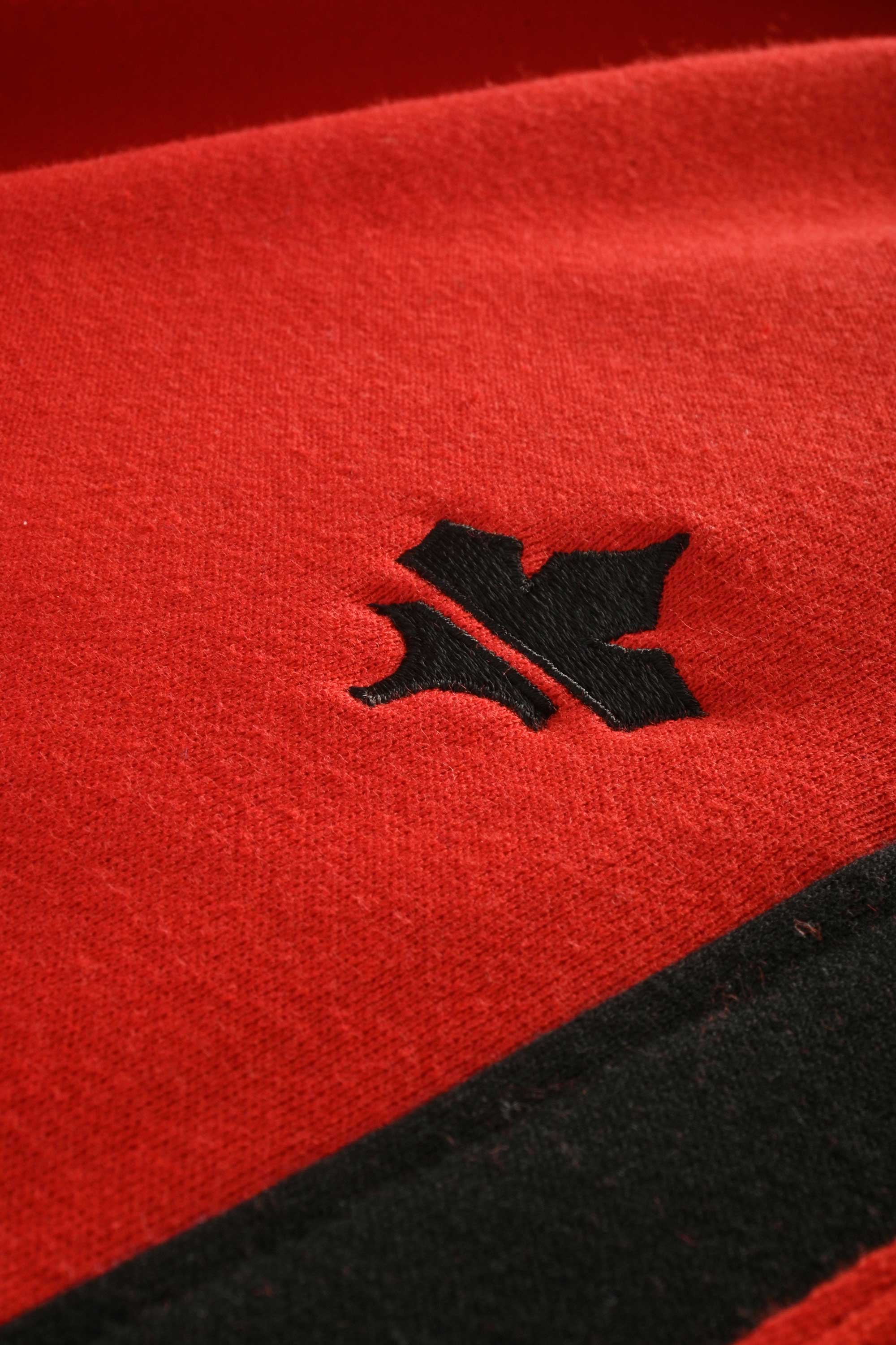 Polo Republica Men's Contrast Panel Maple Leaf Embroidered Fleece Trousers Men's Trousers Polo Republica 