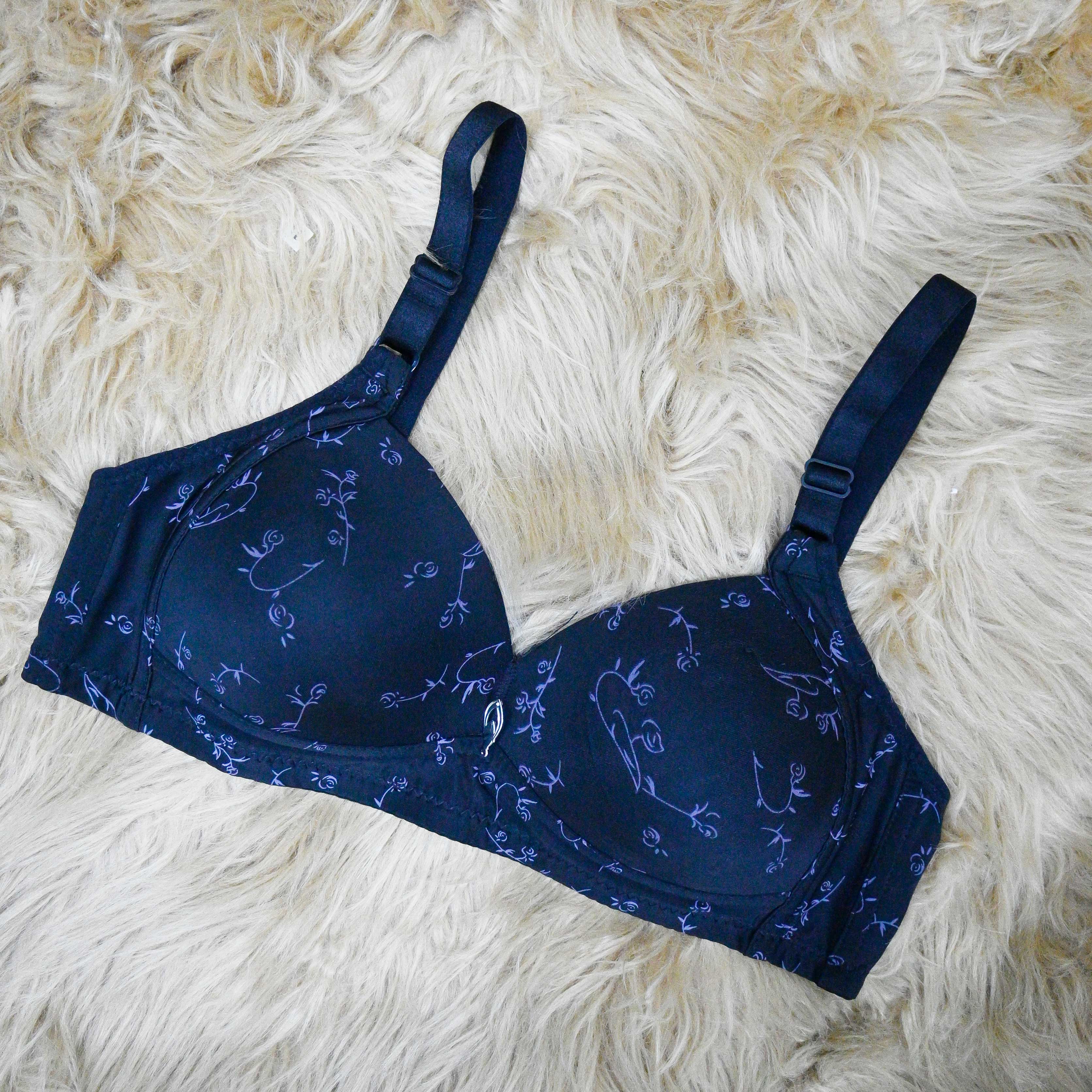 Runweit Women's Push Up Padded Bra Women's Lingerie CPKM Black 30 