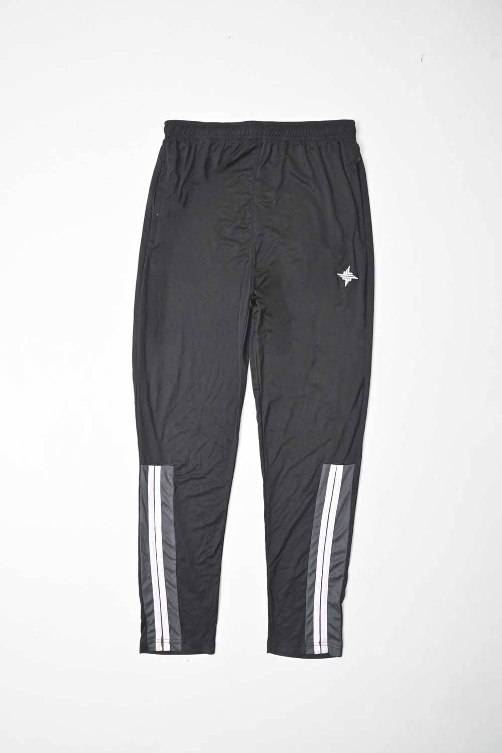 Men's Logo Embroidered Contrast Bottom Panel Design Trousers