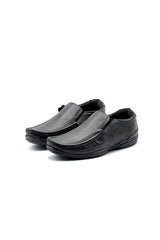 Elegant Men's Grain Leather Loafers
