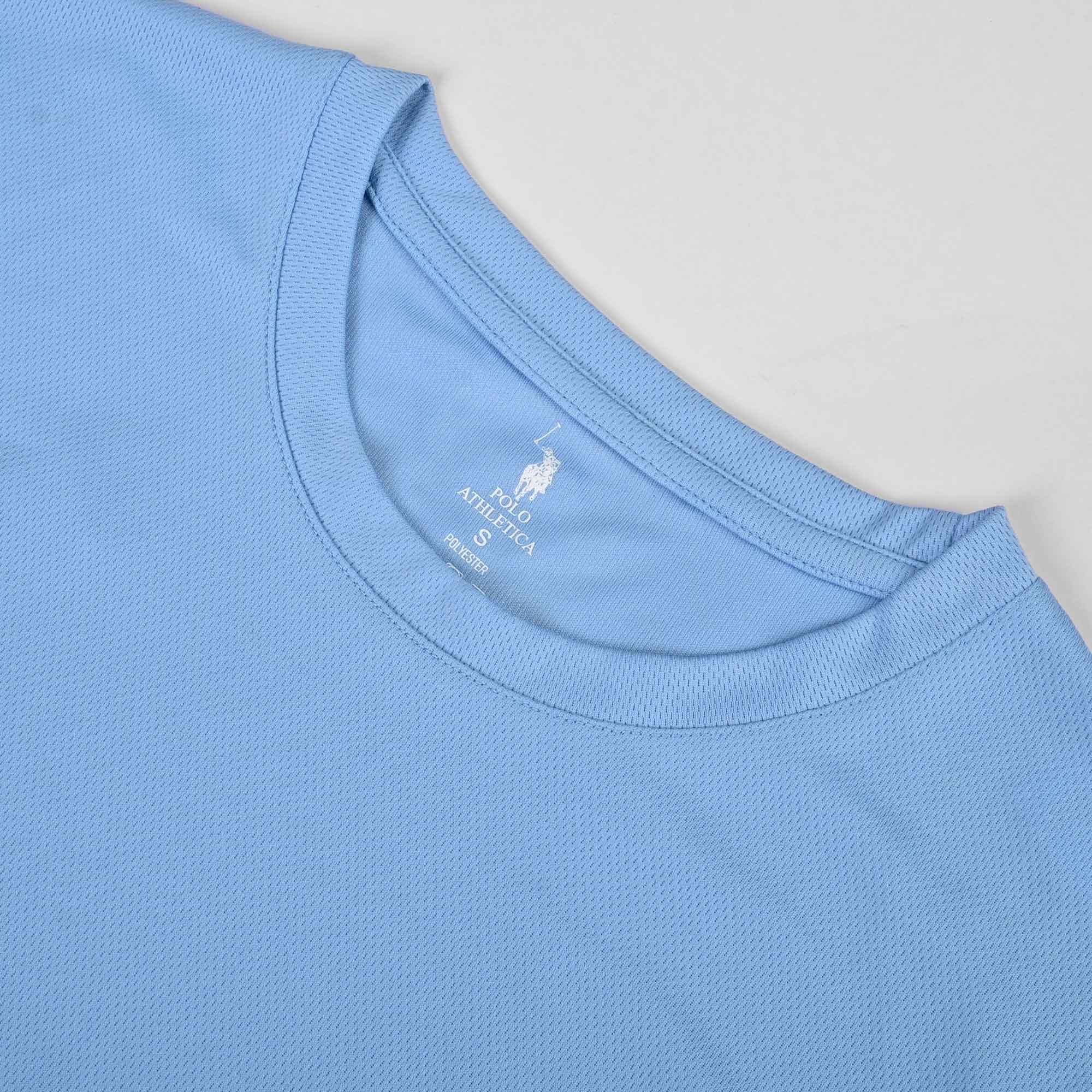 Polo Athletica Men's Shoulder Stripes Activewear Tee Shirt Men's Tee Shirt Polo Republica 