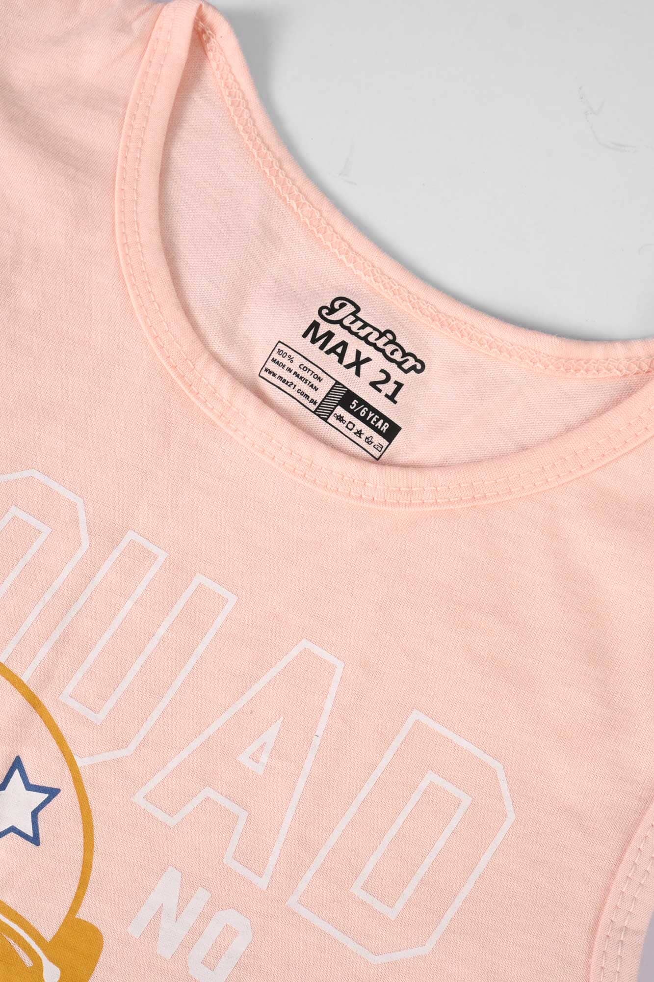 Junior Boy's Squad Goals Printed Tank Top Girl's Tee Shirt SZK 