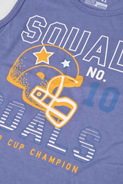 Junior Boy's Squad Goals Printed Tank Top Girl's Tee Shirt SZK 