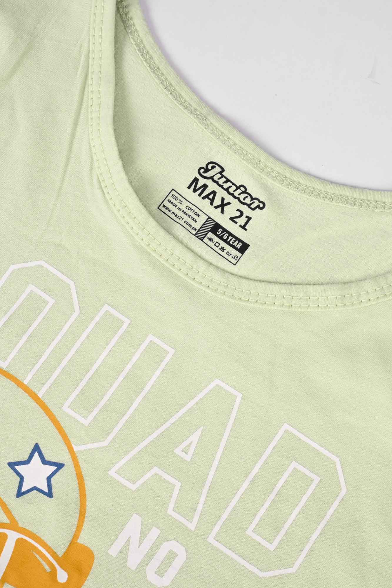 Junior Boy's Squad Goals Printed Tank Top Girl's Tee Shirt SZK 