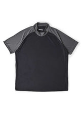 Big Sizes Men's Mock Neck Minor Fault Tee Shirt