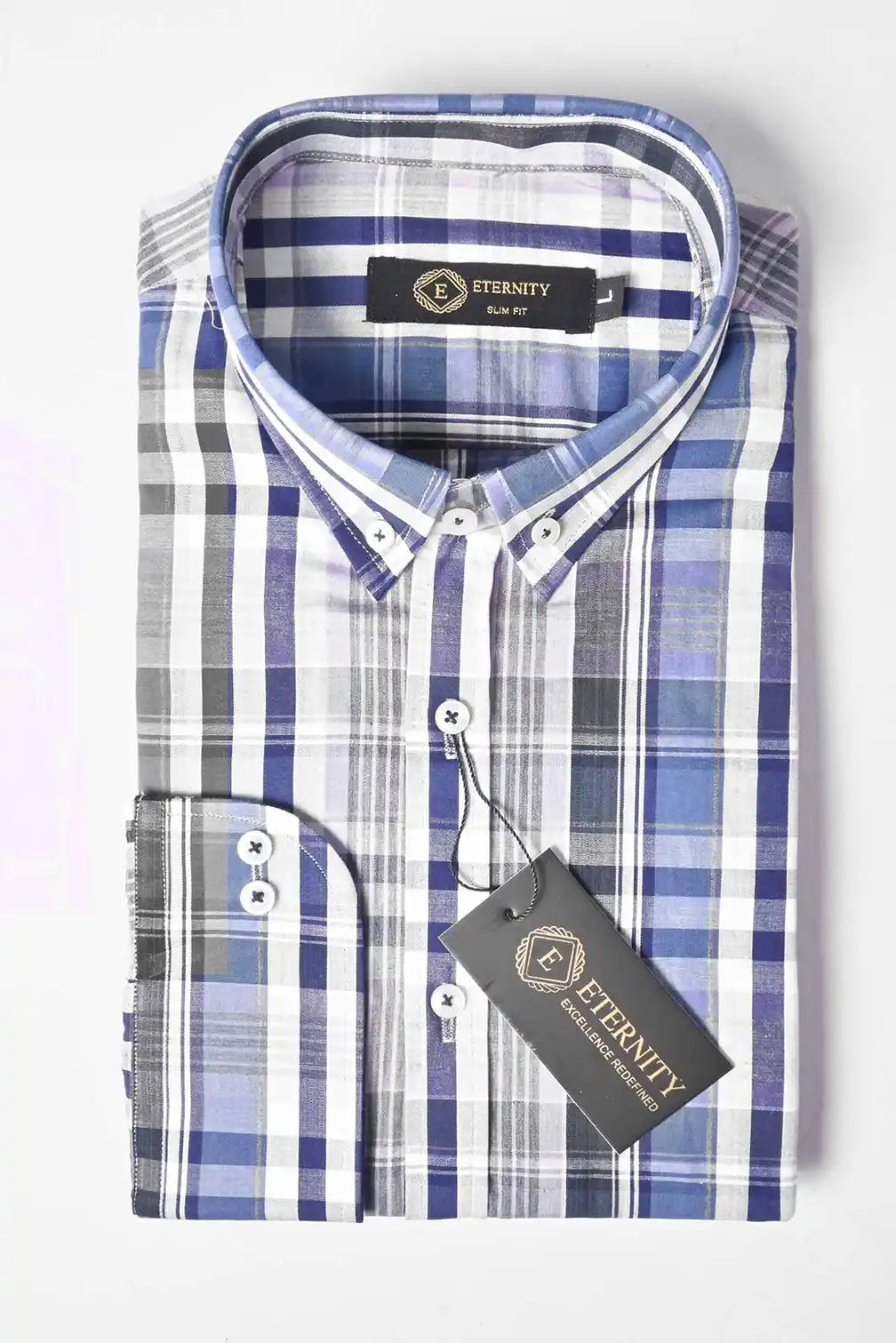 Eternity Men's Praesto Slim Fit Casual Shirt