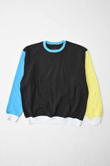 BHM Men's Contrast Sleeve Fleece Sweat Shirt