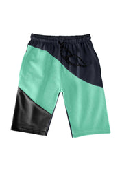 Navy & Aqua Green