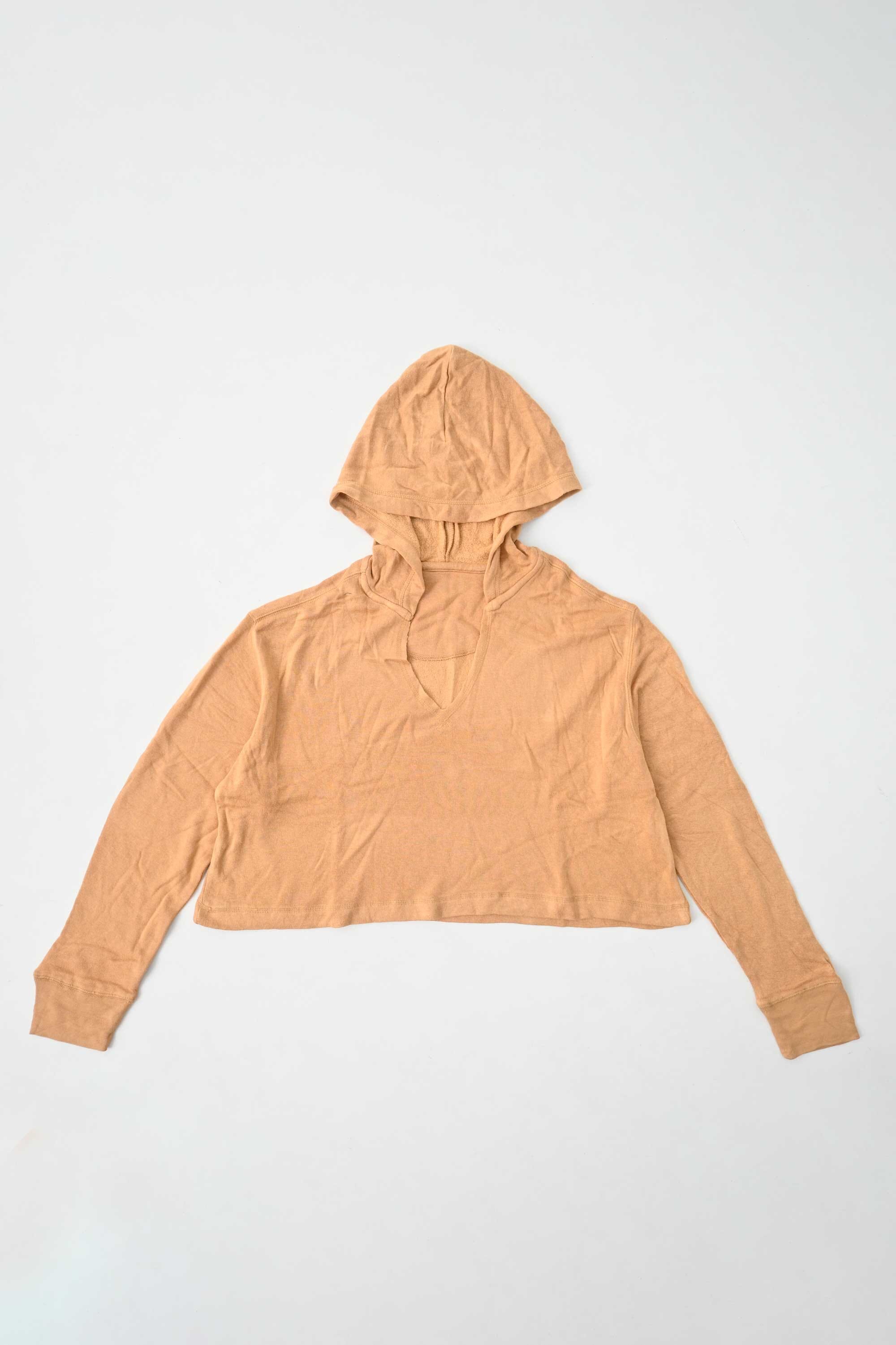 Women's Oversized Fleece Pullover Hoodie Women's Pullover Hoodie Shahkam Camel XS 