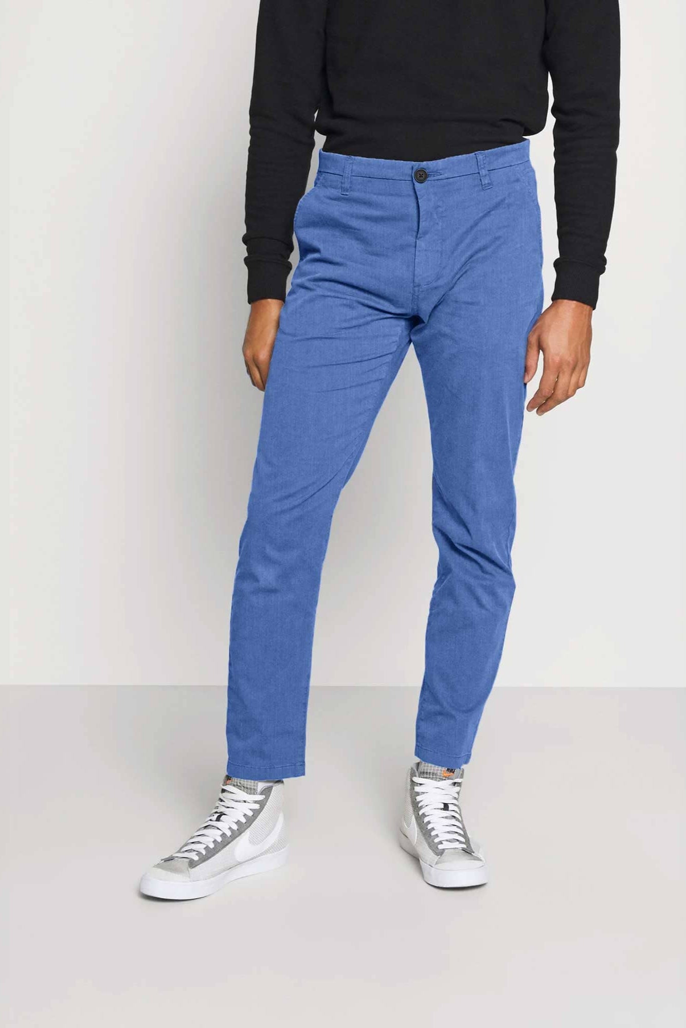 Urban Look Men's Classic Slim Fit Chino Pants Men's Chino First Choice Blue 28 30