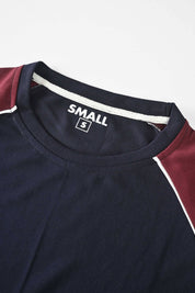 Navy & Maroon