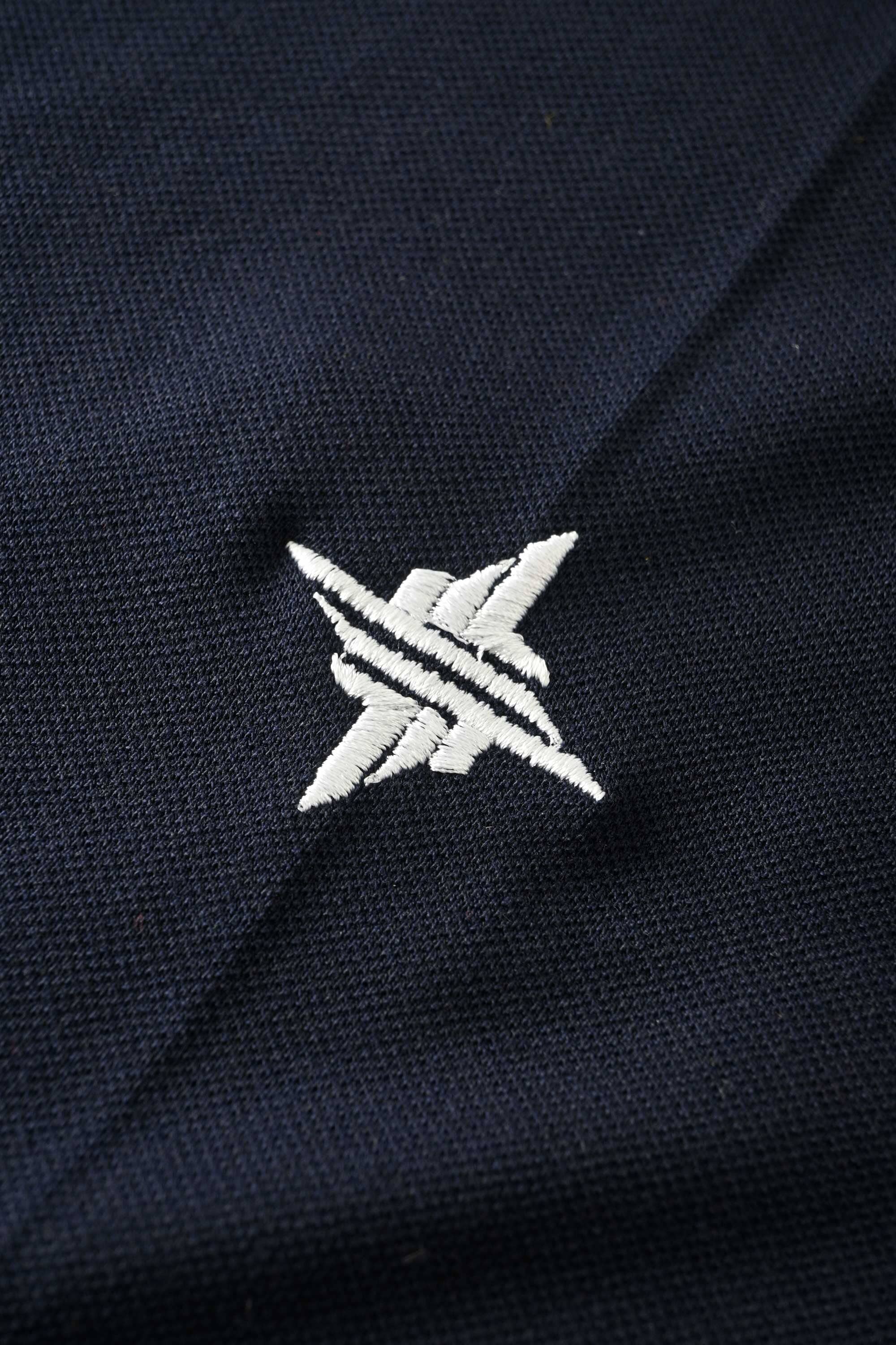 Navy & Maroon