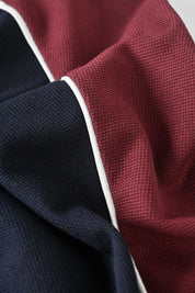 Navy & Maroon