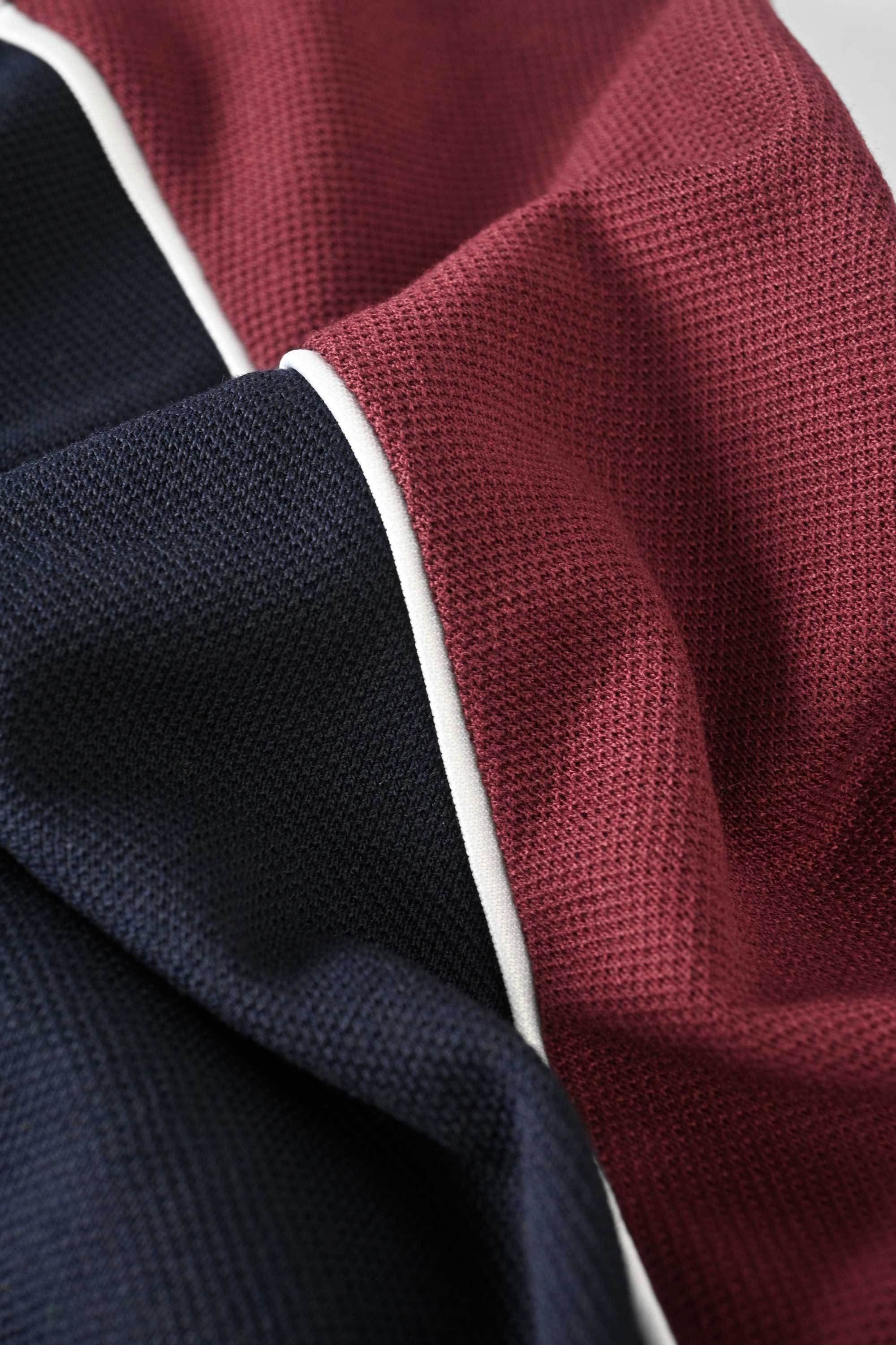 Navy & Maroon