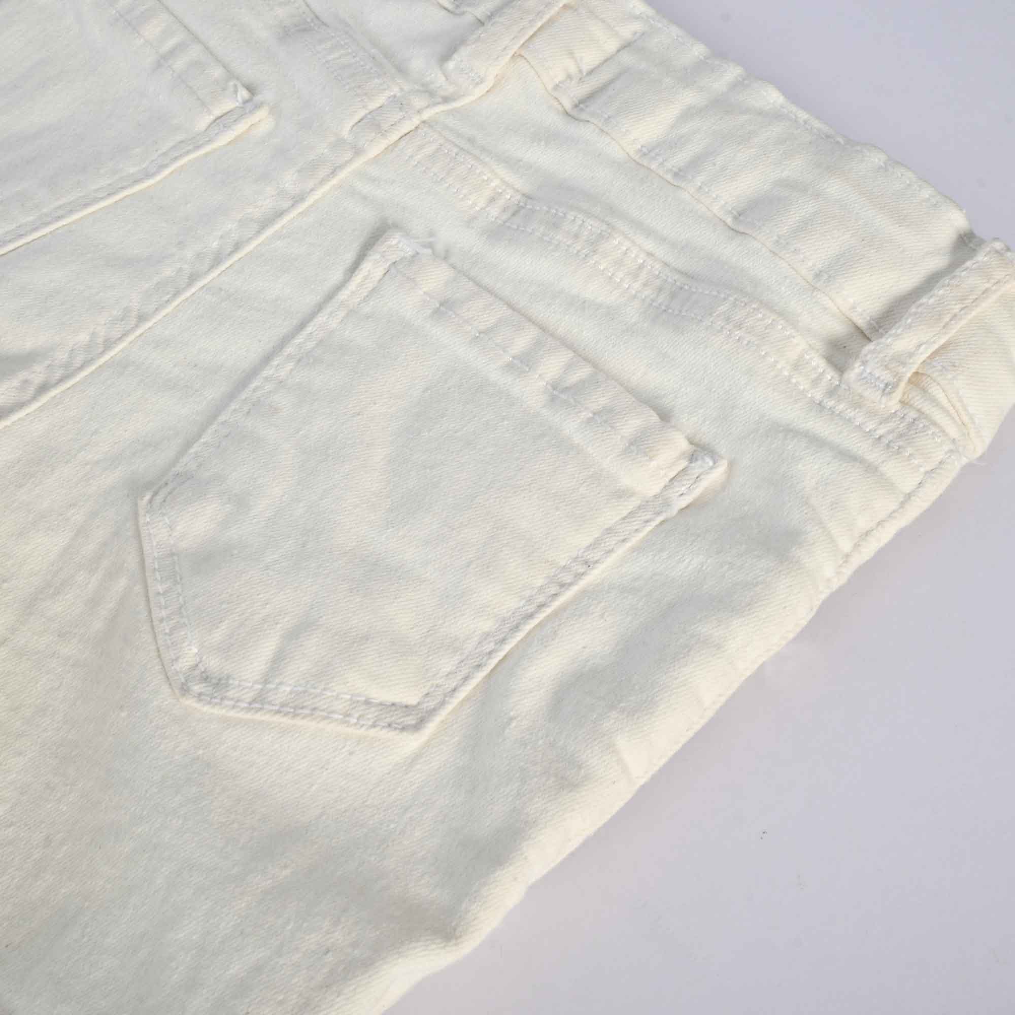 Only Kid's Solid Design Denim Shorts Girl's Shorts Minhas Garments 
