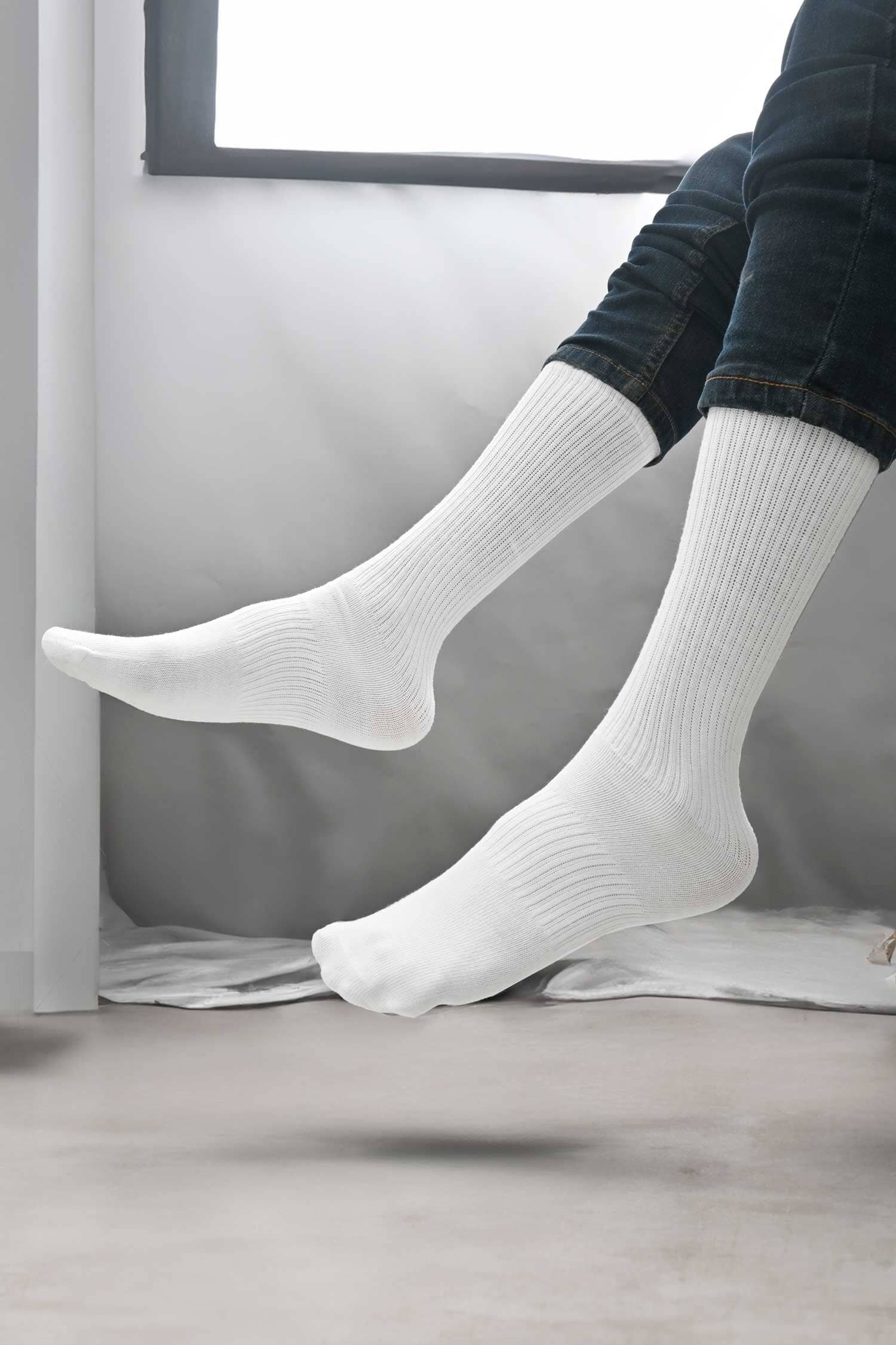 Men's Antwerp Crew Socks - Pack Of 2 Pairs Socks ALE 