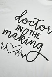 LE Men's Doctor In The Making Printed Short Sleeve Tee Shirt Men's Tee Shirt Image 