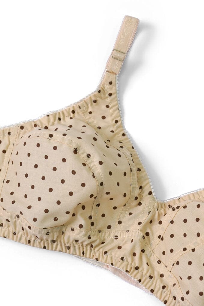Madona Women's Dotted Cotton Bra