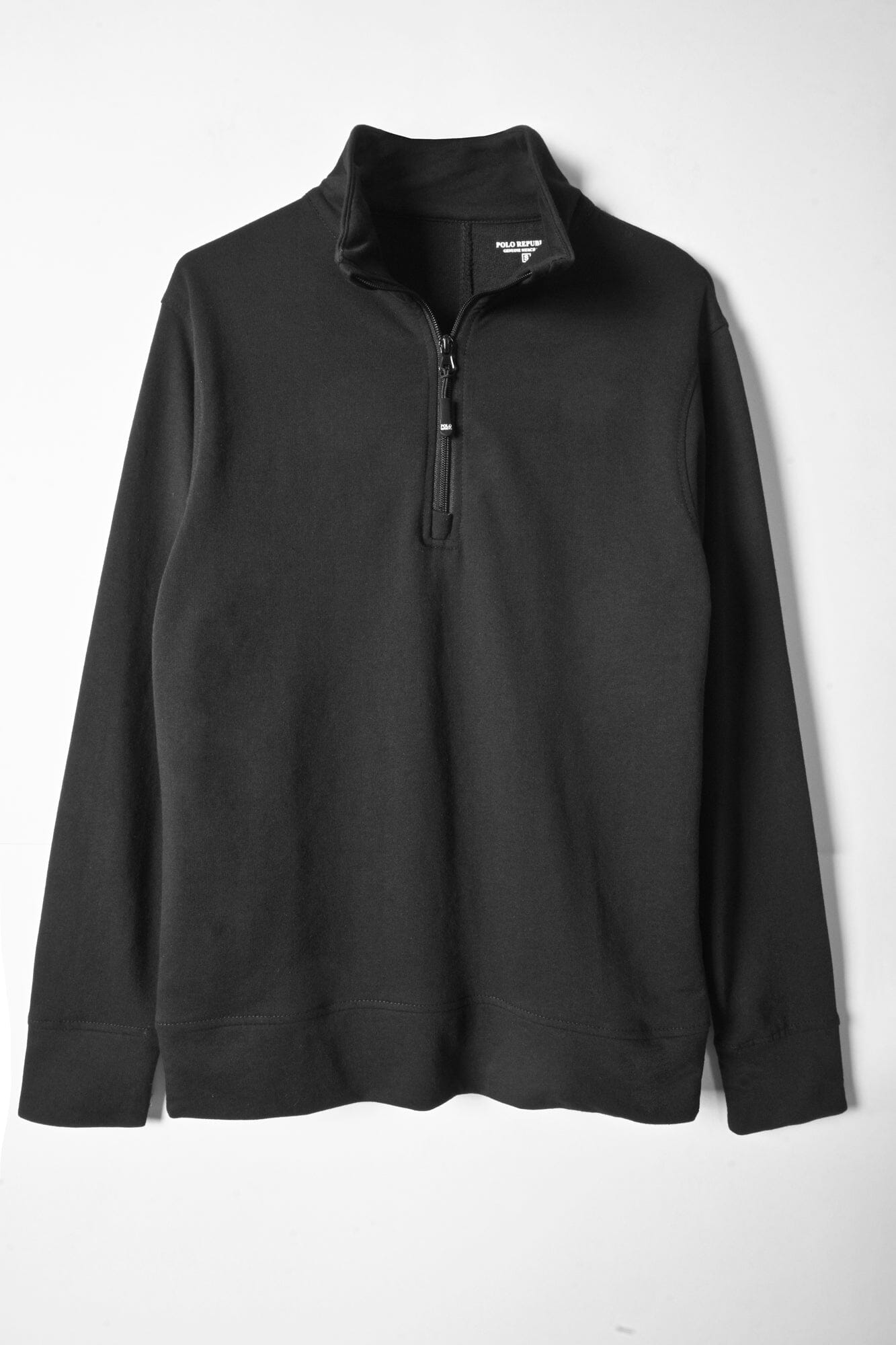 Polo Republica Men's Quarter Zipper Long Sleeve Terry Sweat Shirt Men's Sweat Shirt Polo Republica 