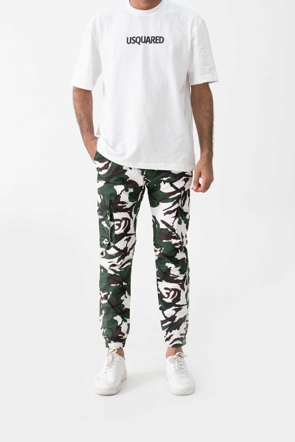 Green & White