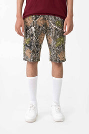 Men's Camouflage Printed Cotton Shorts