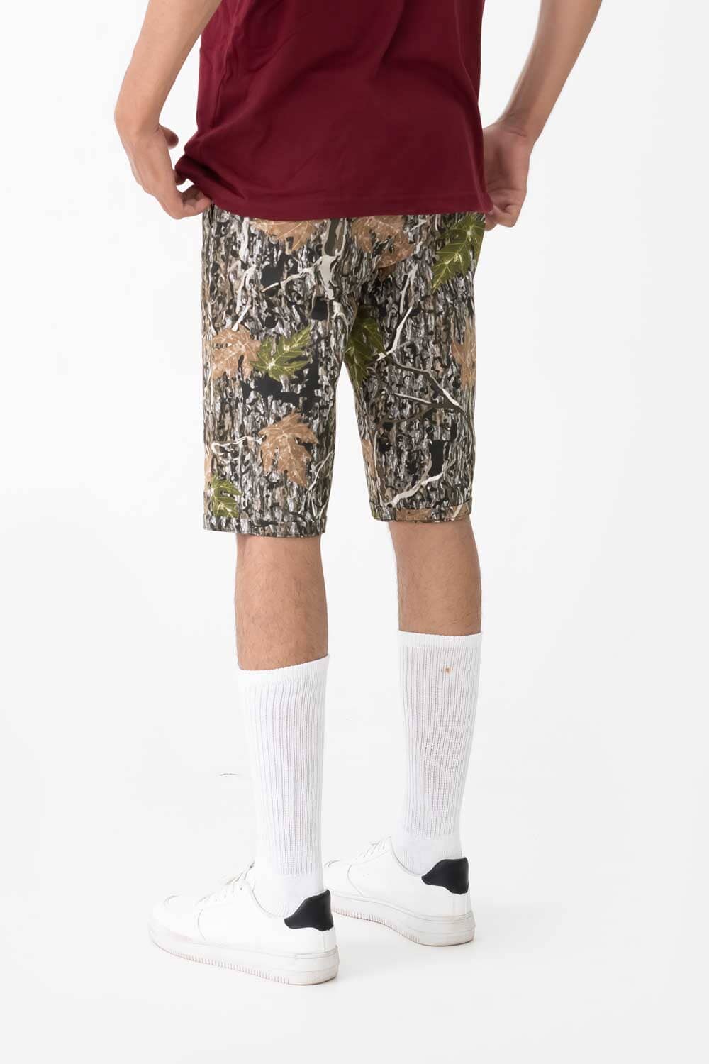 Men's Camouflage Printed Cotton Shorts