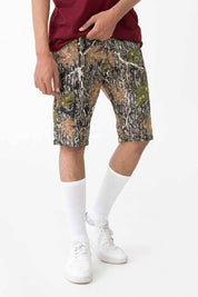 Men's Camouflage Printed Cotton Shorts