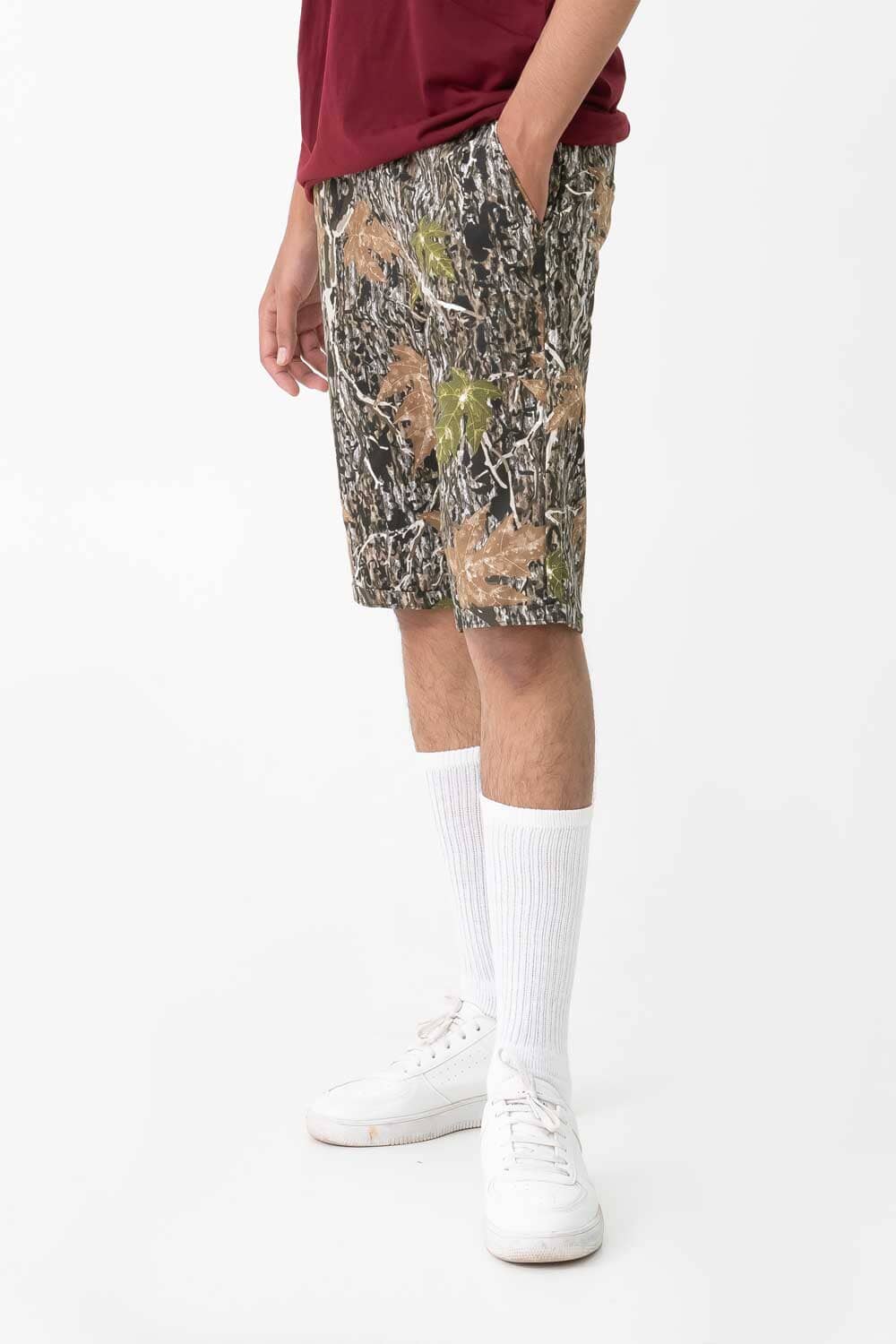 Men's Camouflage Printed Cotton Shorts