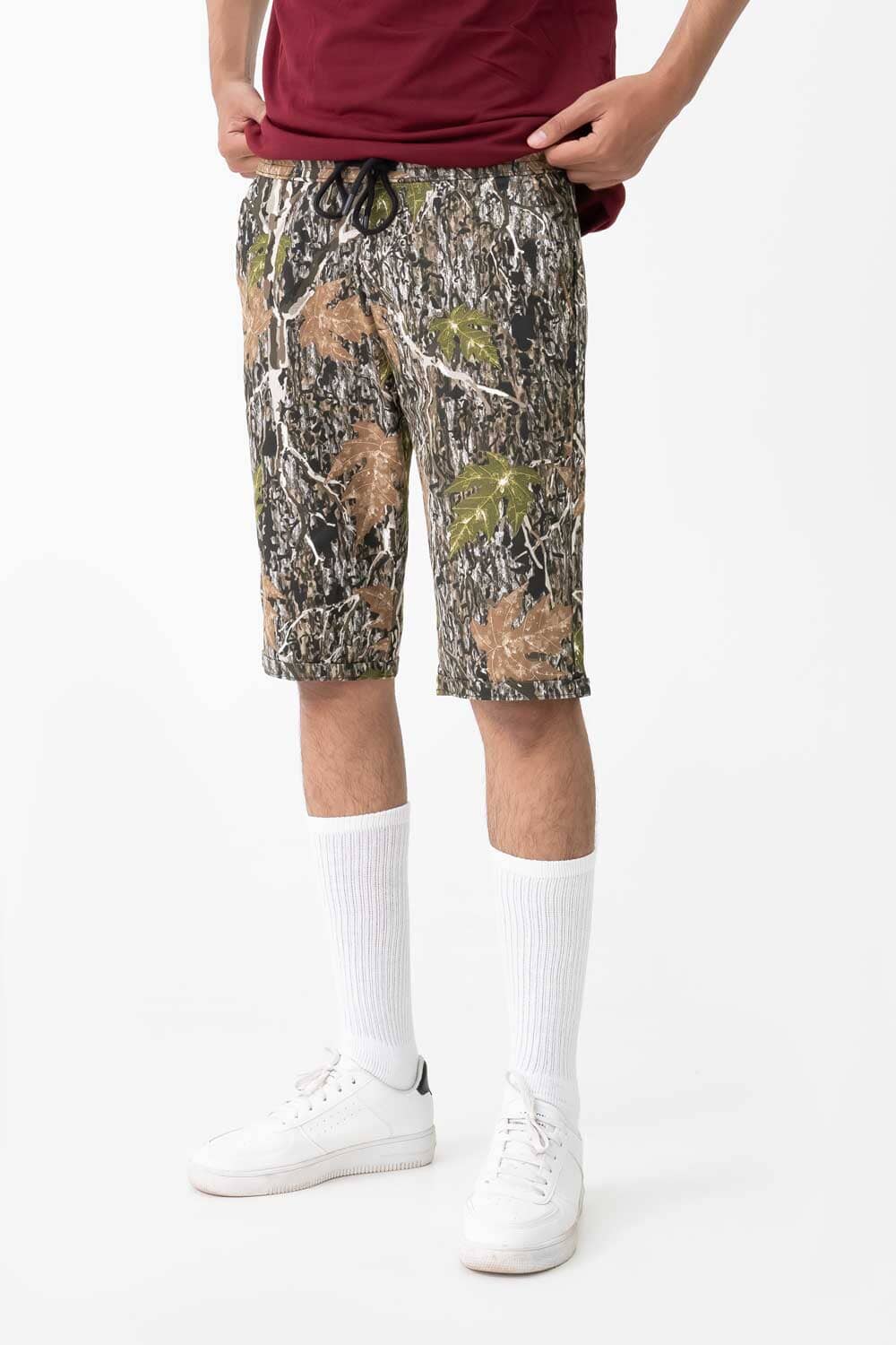 Men's Camouflage Printed Cotton Shorts