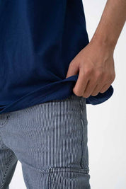 Navy & White