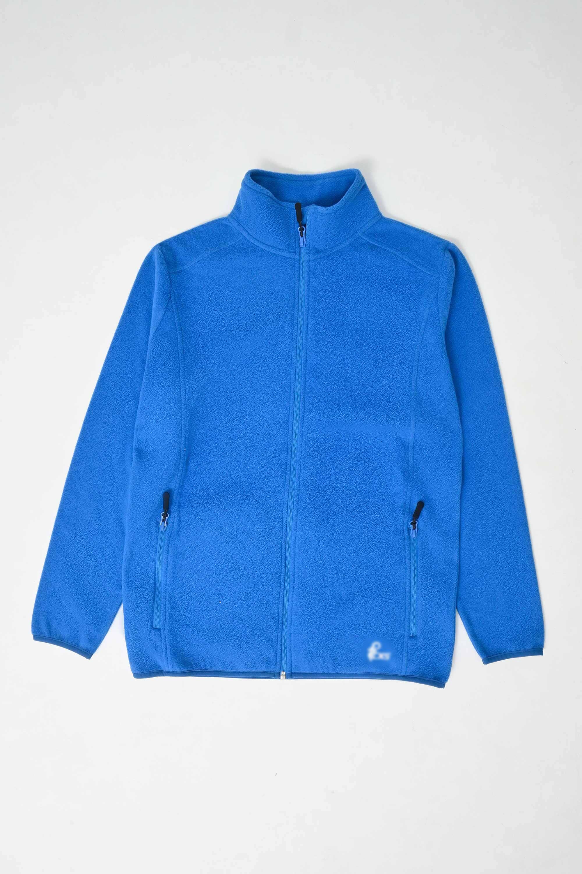 CX Women's Polar Fleece Minor Fault Zipper Jacket Minor Fault Image Garments (Pvt.) Ltd. Blue XS 