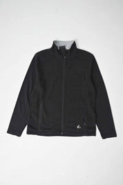 Men's CXS Printed Polar Fleece Zipper Jacket Men's Jacket ST Black L 