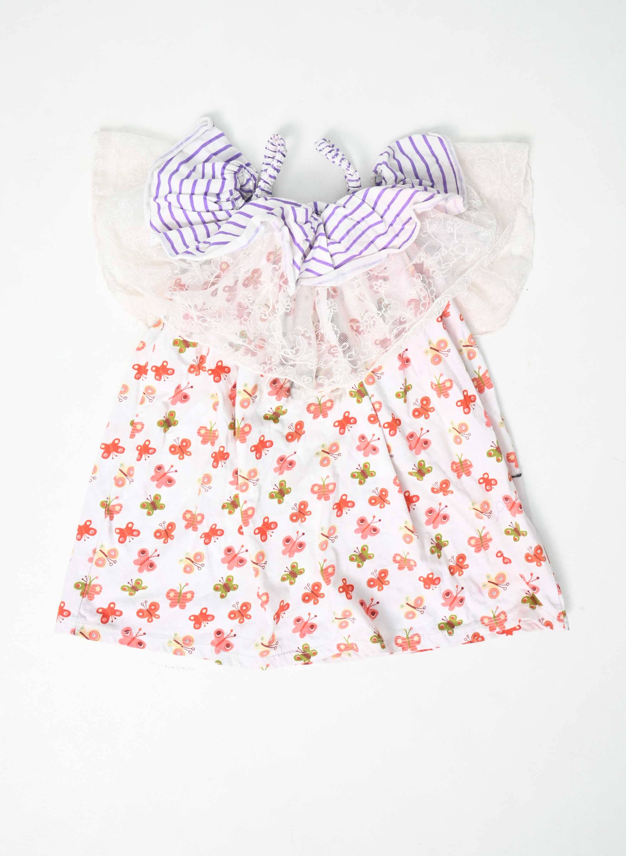 CO Girl's Butterfly Printed Frock Girl's Frock ST 2 Years 