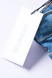 Bluezoo Girl's Unicorn Embroidered Distressed Denim Shorts Girl's Shorts HAS Apparel 