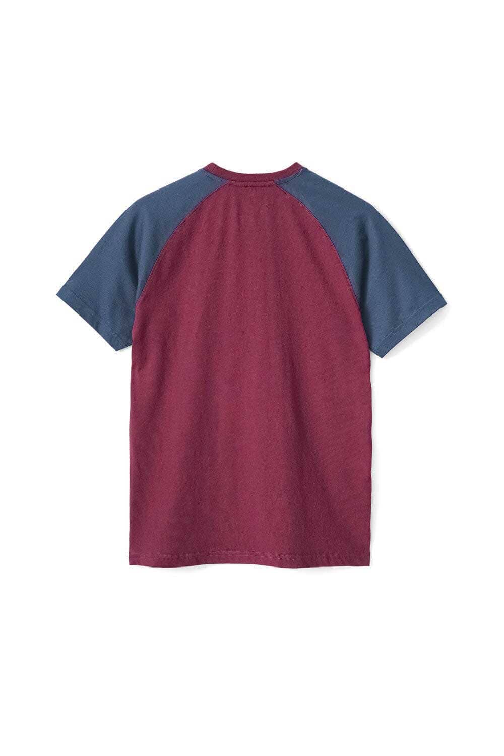 Burgundy & Light Navy