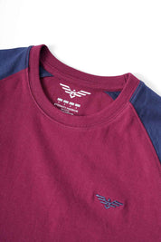 Burgundy & Navy