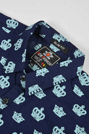 Navy & Turquoise