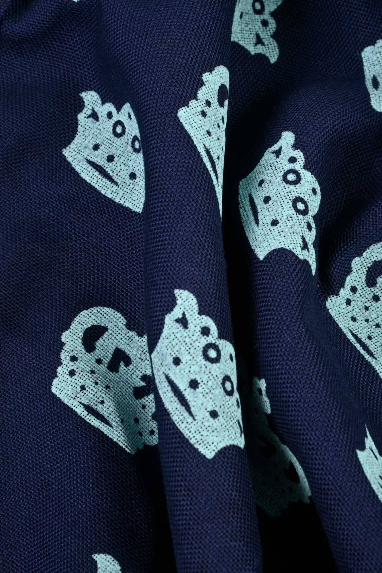 Navy & Turquoise