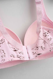 Women's Front-Open Floral Foam Padded Bra